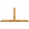 Ekena Millwork Portland Rough Sawn Timber Gable Bracket, Western Red Cedar, 60"W x 30"H x 4"D x 4"F, 12/12 Pitch GBW060X30X0404POR00RWR - alternate 1